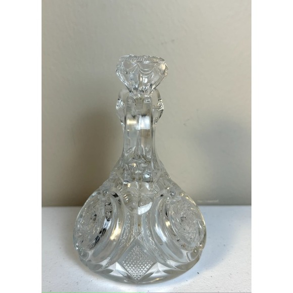 Vintage Cut Glass Cruet Caster Vessel Bottle Handle With Stopper 6" - Picture 1 of 8